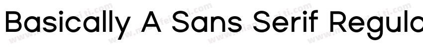 Basically A Sans Serif Regular字体转换